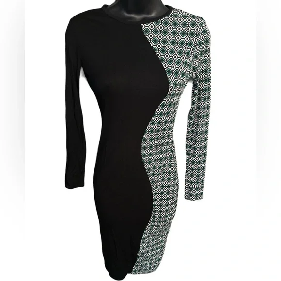 CLUB L Long-sleeved Bodycon Midi Dress NWOT - Picture 2 of 10